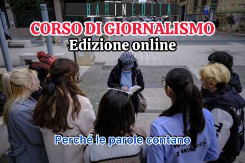 Corso di giornalismo (online) di Barinedita: al via le iscrizioni